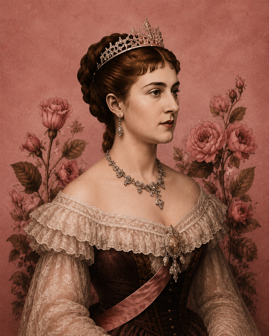 Retrato de Carlota de Habsburgo — Quiz Descubre tu Personaje UTHE