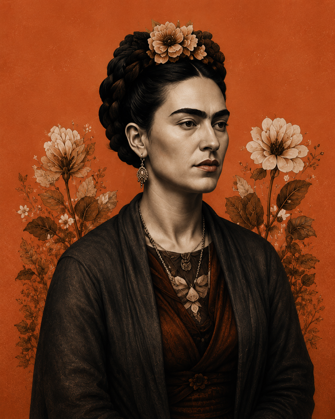 Retrato de Frida Kahlo — Quiz Descubre tu Personaje UTHE